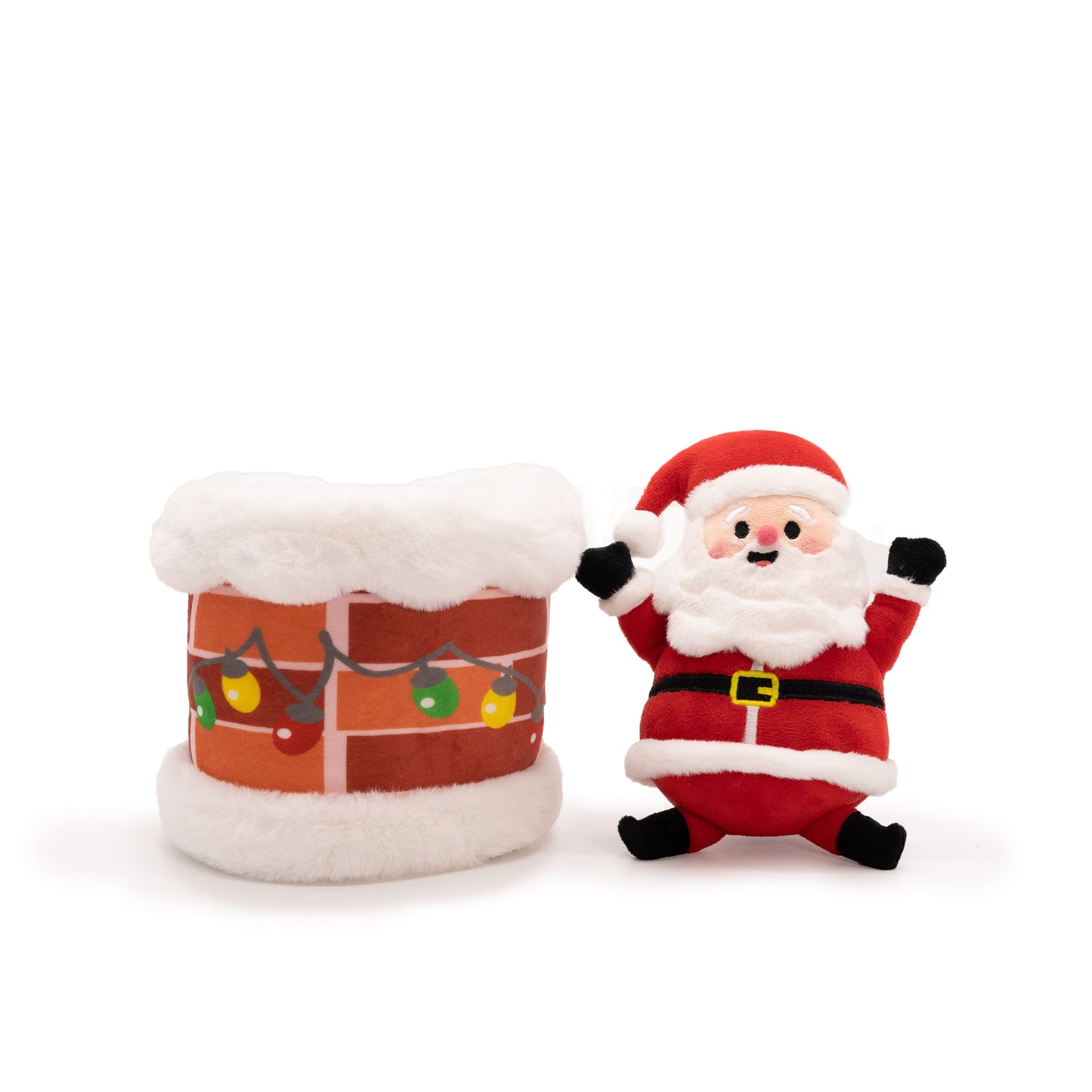 Peek-A-Boo Plush - Santa in Chimney
