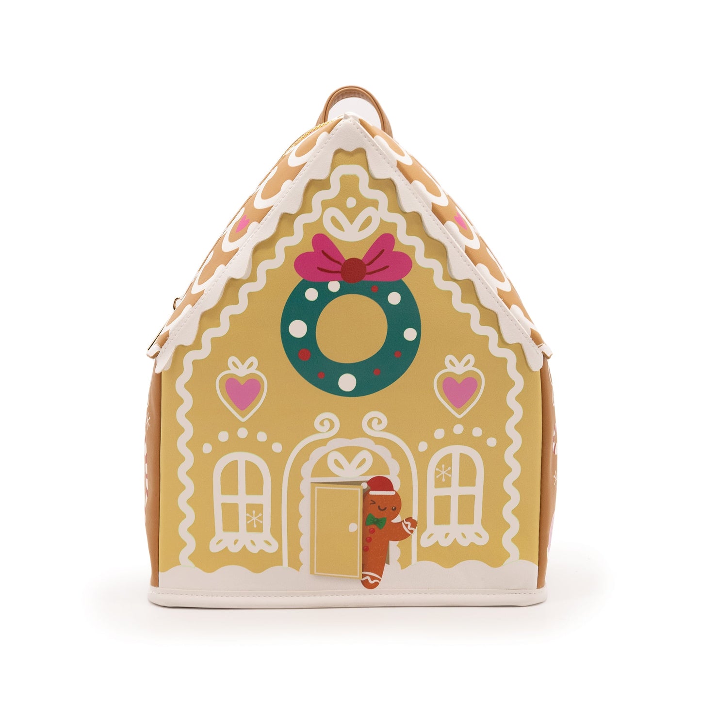 Glow-in-the-Dark Gingerbread House Backpack