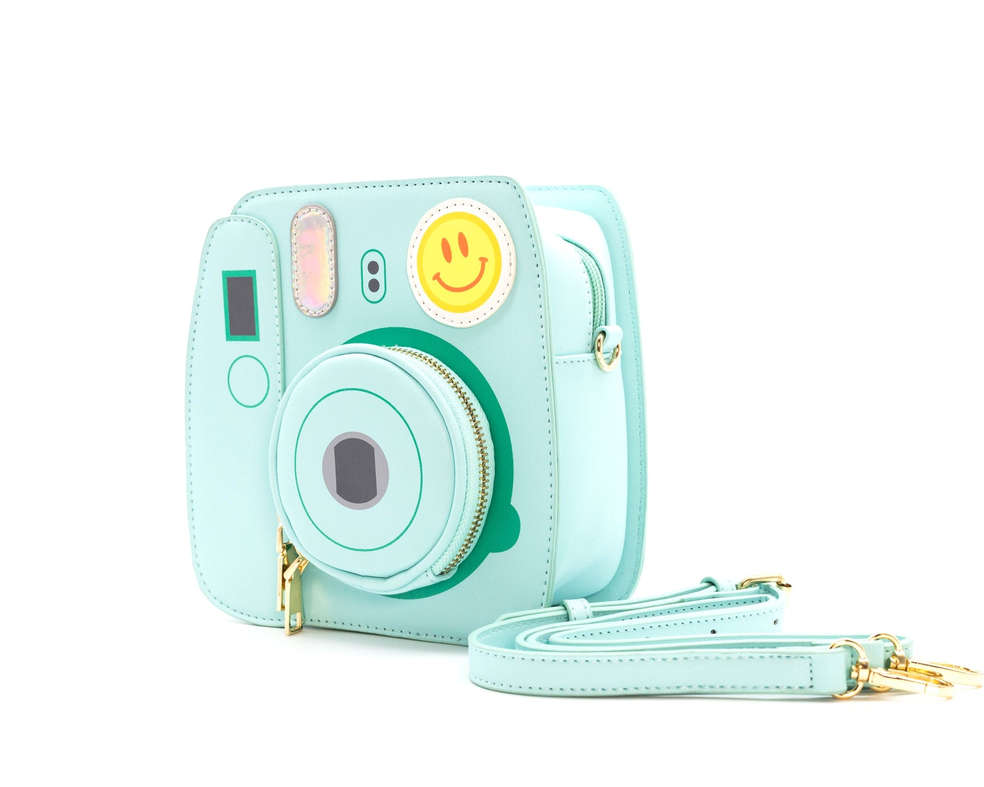 Oh Snap Instant Camera Handbag Minty Blue Bewaltz