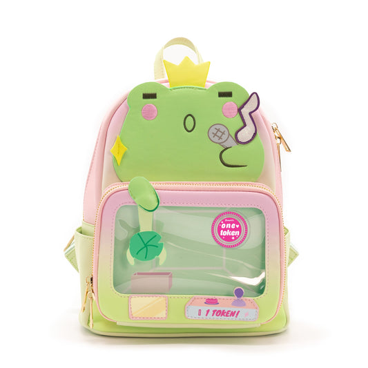 Claw Machine Pin Collector Backpack - King Toad the Frog