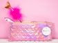 Holographic Scales Pencil Pouch - Pink - Bewaltz