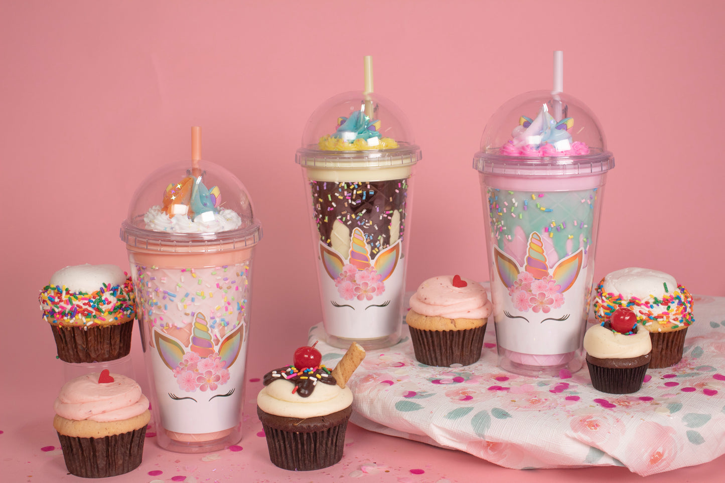 Unicorn Frosting Tumbler - Cotton Candy