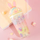 Sweets Rainbow Bunny Tumbler - Yellow - Bewaltz