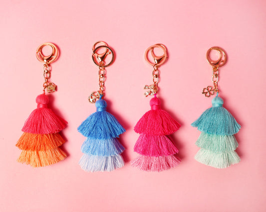 Lima Tassel Charm Blue - Bewaltz