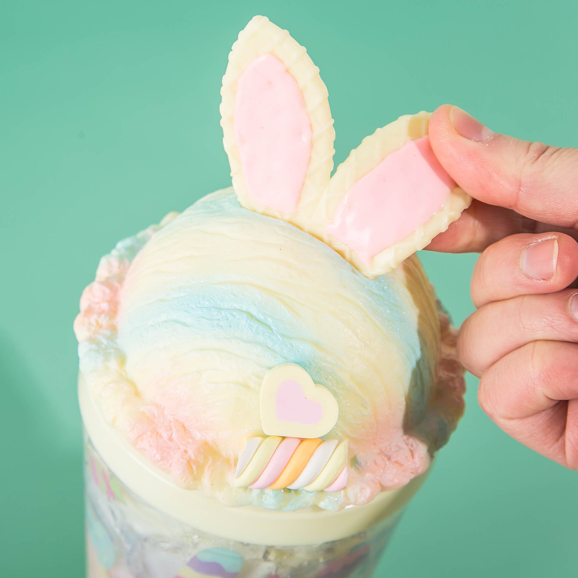 Sweets Rainbow Bunny Tumbler - Yellow - Bewaltz