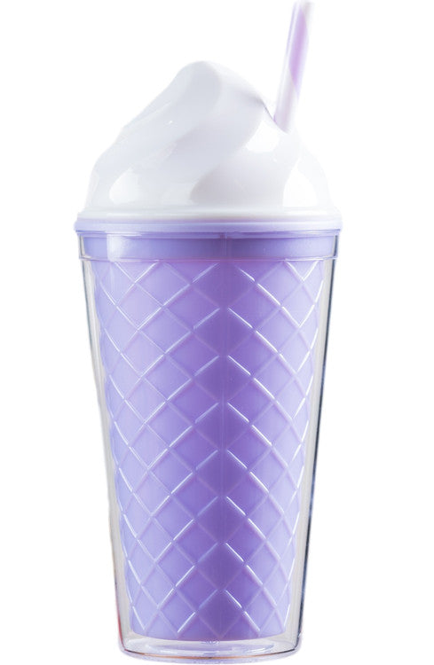 Ice Cream Tumbler - Purple Cone - Bewaltz